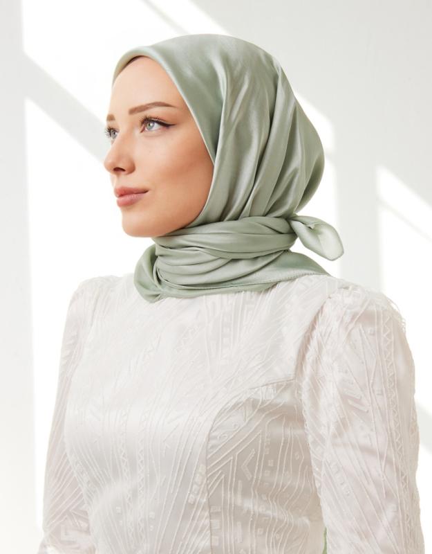 PRENSES JANJAN MİNT YEŞİLİ EŞARP