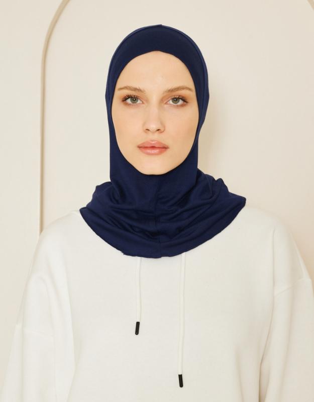  HİJAB BONE LACİVERT
