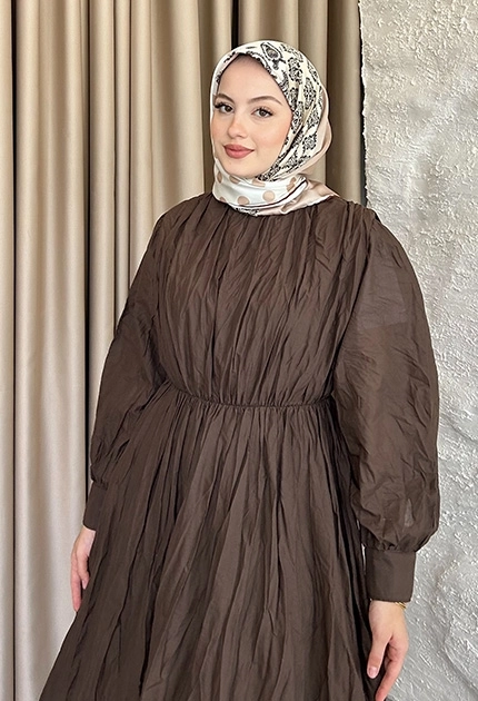 TWİLL İPEK EŞARP 4 KÖŞE BEJ