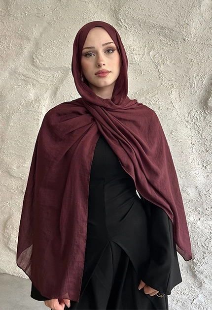  İNCE PAMUK KRAŞ SOFT BORDO