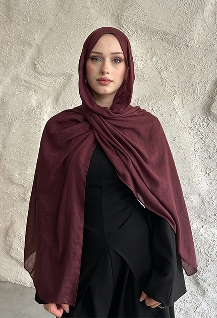  İNCE PAMUK KRAŞ SOFT BORDO