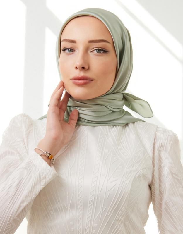 PRENSES JANJAN MİNT YEŞİLİ EŞARP