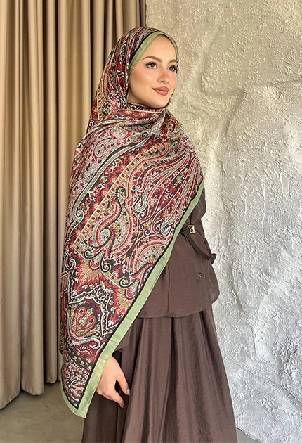 SOFT PAMUK ETNİK DESEN D3 ÇAĞLA