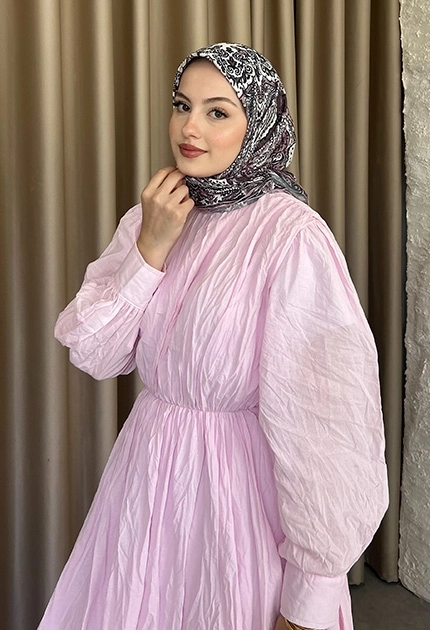 ETNİK DESEN EŞARP D1 PEMBE