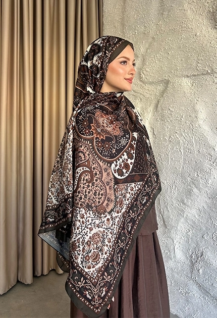 SOFT PAMUK ETNİK DESEN D5 HAKİ