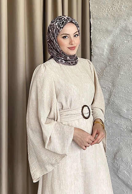 ETNİK DESEN EŞARP D1 CAMEL