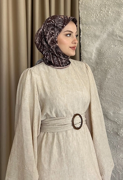  ETNİK DESEN EŞARP D2 CAMEL  