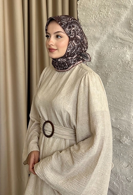  ETNİK DESEN EŞARP D2 CAMEL  