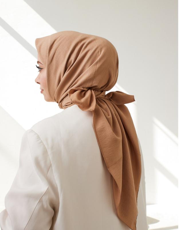 PAMUK EŞARP AÇIK CAMEL