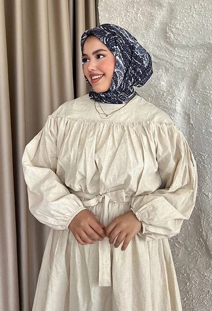  ETNİK DESEN EŞARP D2 LACİVERT