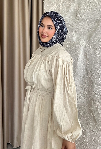  ETNİK DESEN EŞARP D2 LACİVERT