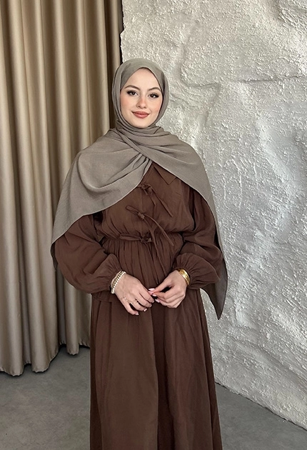 PAMUKLU MEDİNE İPEĞİ KUM BEJİ