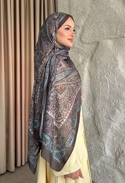  SOFT PAMUK ETNİK DESEN ŞAL SOFT YEŞİL