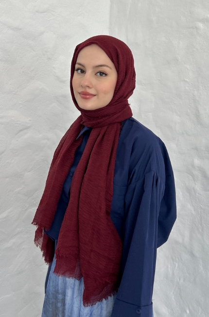 BÜRÜMCÜK ŞAL BORDO