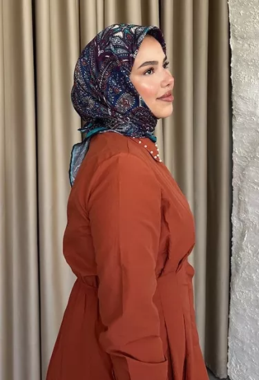  ETNİK DESEN EŞARP D2 SAKS