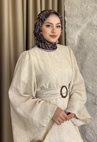  ETNİK DESEN EŞARP D2 CAMEL  