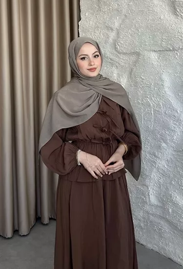 PAMUKLU MEDİNE İPEĞİ KUM BEJİ