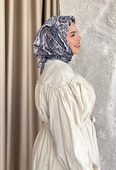 ETNİK DESEN EŞARP D1 LACİVERT