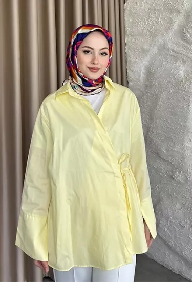 TWİLL İPEK EŞARP AZTEK DESEN 