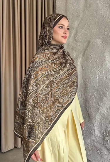 SOFT PAMUK ETNİK DESEN D3 SOFT YEŞİL